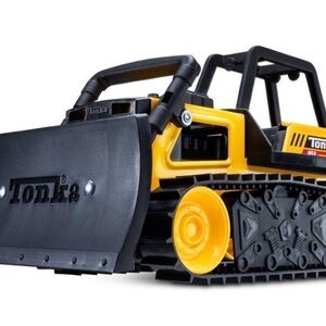 Tonka Black and Yellow Bulldozer Toy